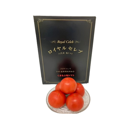 ◎【4/25～28お届け分限り】熊本県産ロイヤルセレブトマト1箱（Ｍ900ｇ）