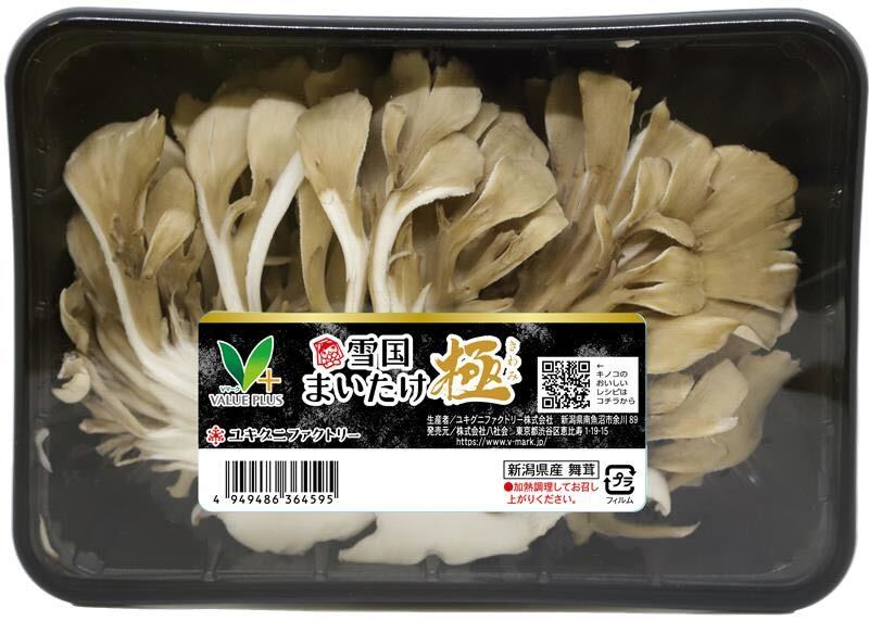 【5/20～21お届け分限り】Ｖマーク 雪国まいたけ極  1パック