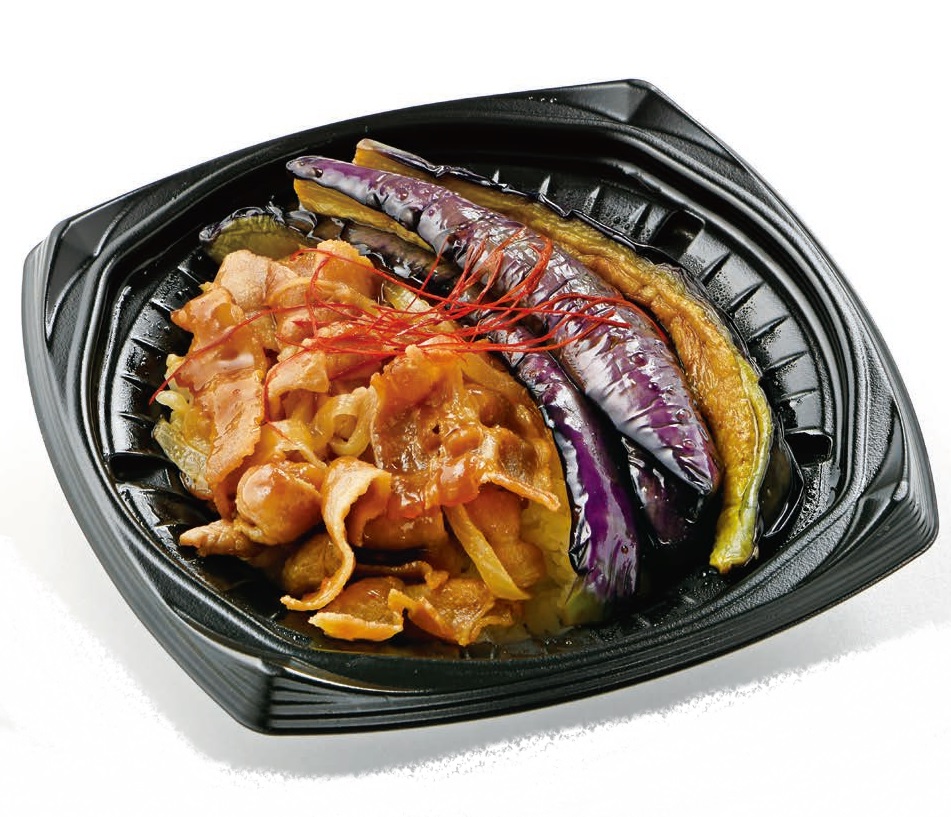 【5/30～6/1お届け分限り】＜便限定＞熊本県産筑陽茄子と豚肉の香味だれ丼　1パック