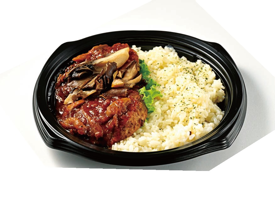 【11/28～11/30お届け分限り】＜便限定＞黒舞茸ときのこのデミハンバーグプレート 1パック