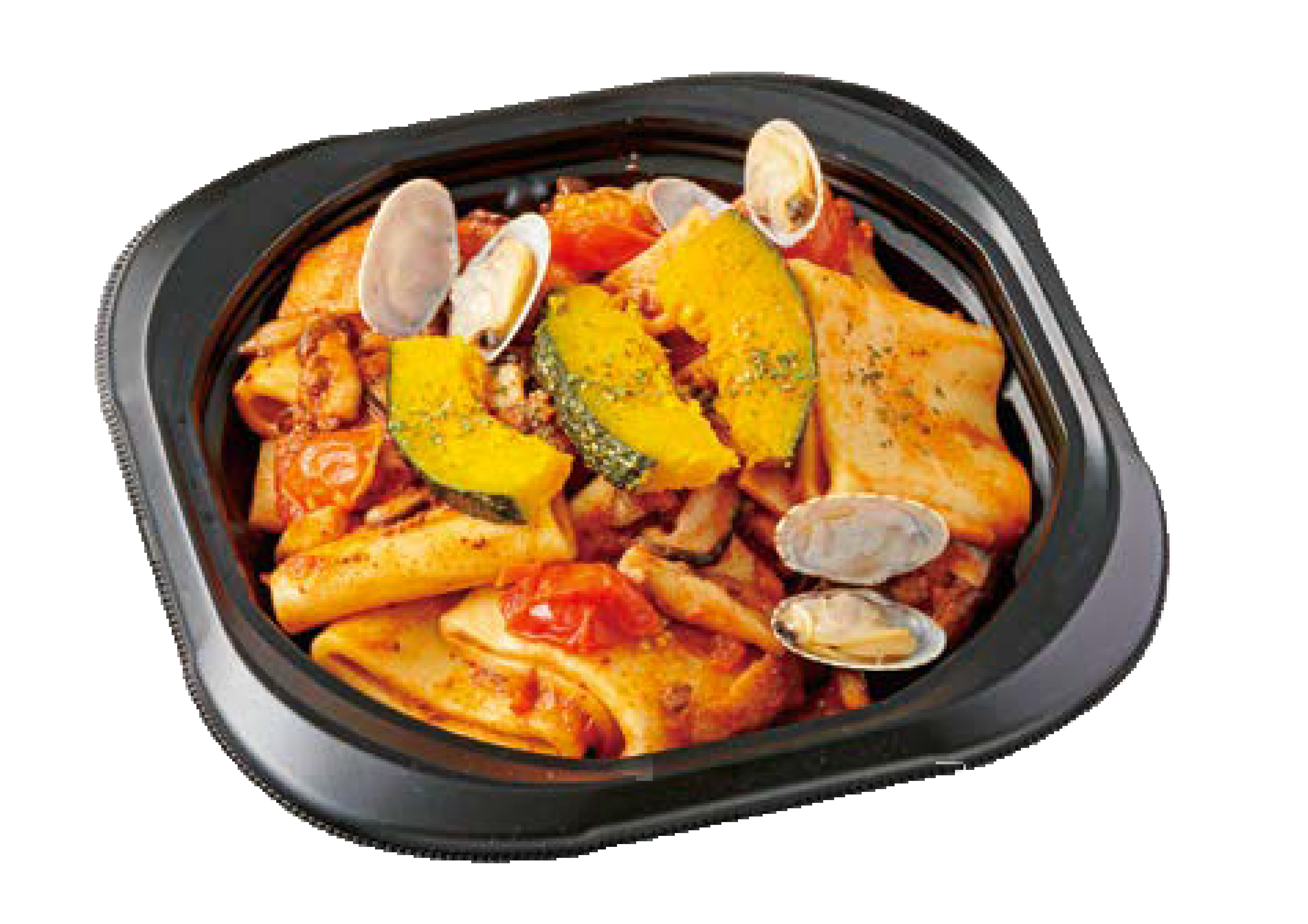 【10/26～29お届け分限り】＜便限定＞もちもち食感！あさり使用のミートソースパッケリ　1パック
