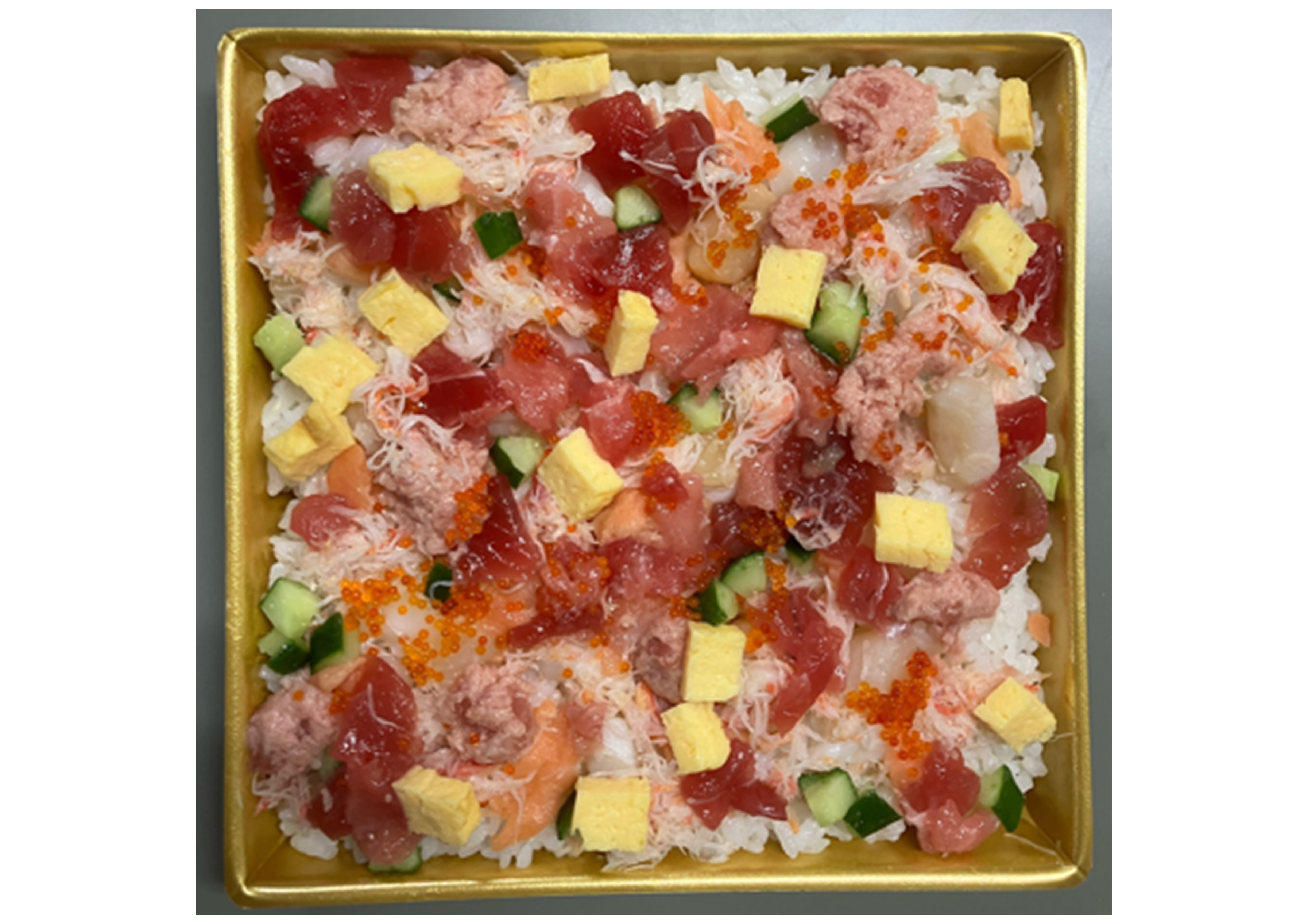 【2/28～3/1お届け分限り】＜便限定＞華やか海鮮ちらし寿司(大) 1パック