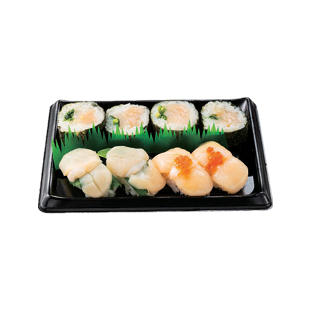 【11/17～20お届け分限り】＜便限定＞北海道産帆立づくし 4貫＋巻物