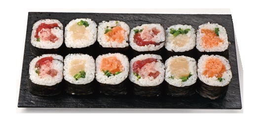 【12/30～31お届け分限り】＜便限定＞具材愉しむ！三種の海鮮太巻詰合せ 12切