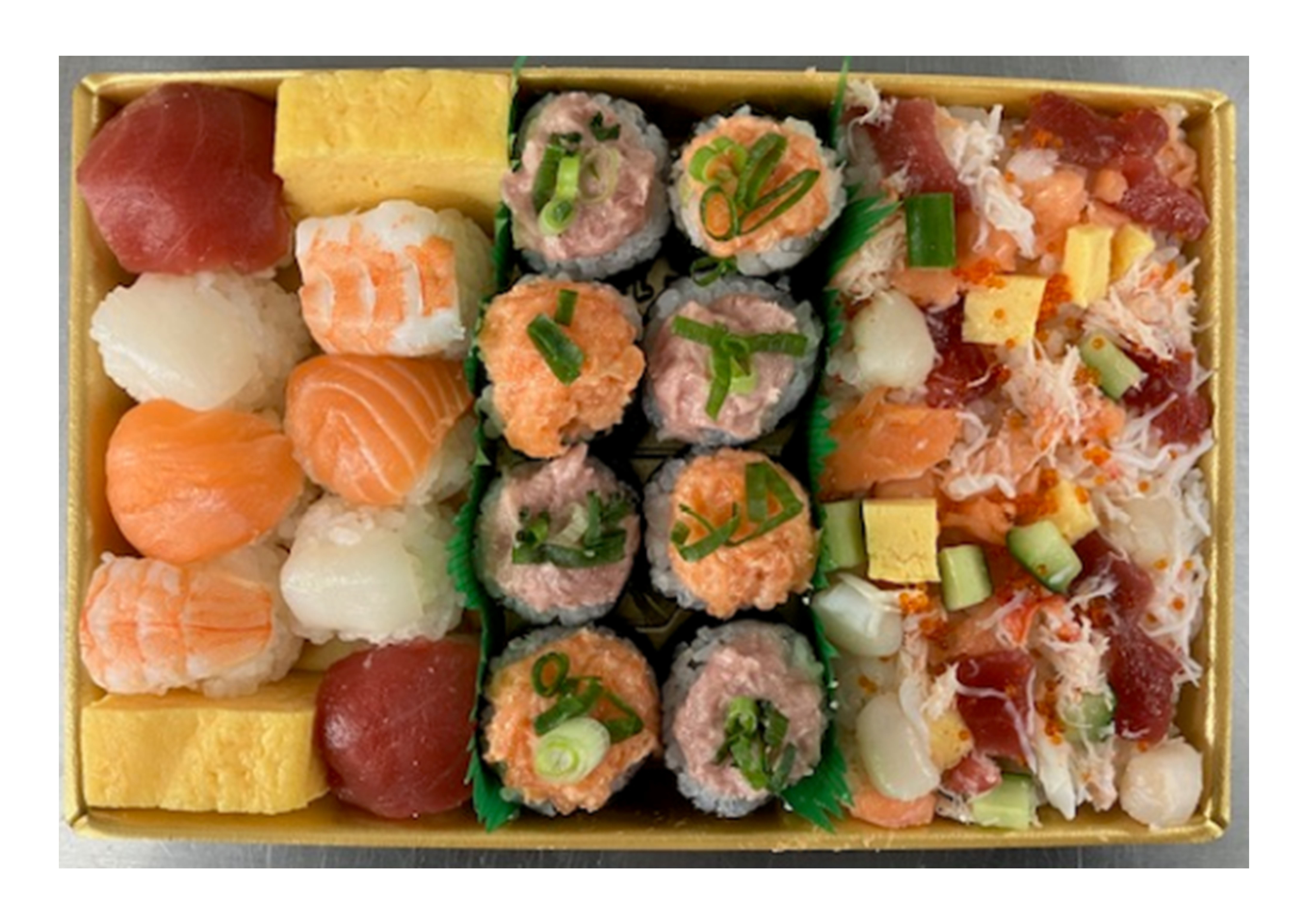 【2/28～3/1お届け分限り】＜便限定＞海鮮ちらし寿司＆手まり寿司詰合せ(大) 1パック