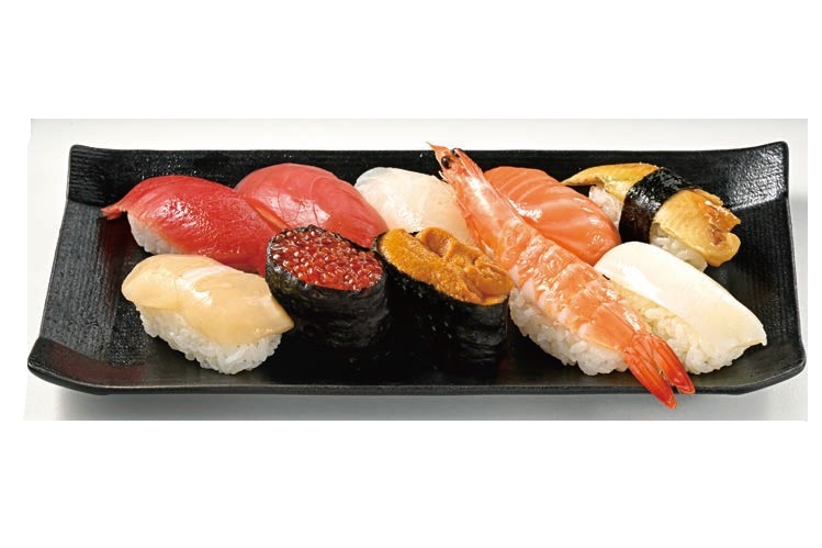 【12/30～31お届け分限り】＜便限定＞寿司盛合せ　宴（本まぐろ赤身入） 10貫