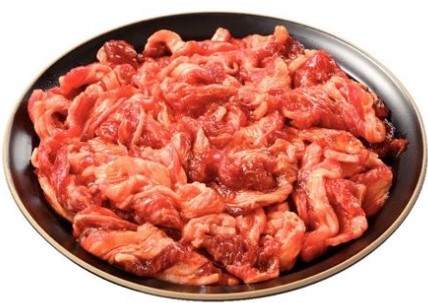 【12/8～11お届け分限り】アメリカ産牛プルコギ風味付焼肉用(バラ肉) 200g