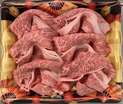 【11/1～3お届け分限り】国内産黒毛和牛(5等級)すきやき用切り落し(肩ロース肉)解凍肉含む 250ｇ