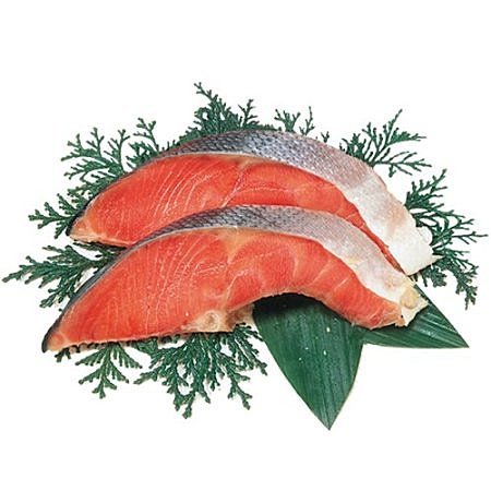 【冷凍】Ⅴマーク塩紅鮭(甘口)切身 2切