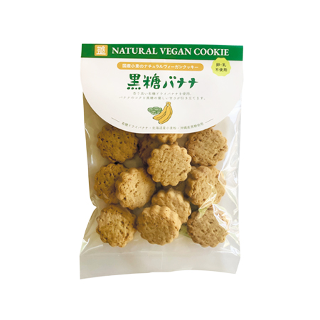 エムケイアンドアソシエイツ 黒糖バナナクッキー  80g