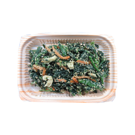 熊本県産ほうれん草の胡麻和え１０％増量　1パック