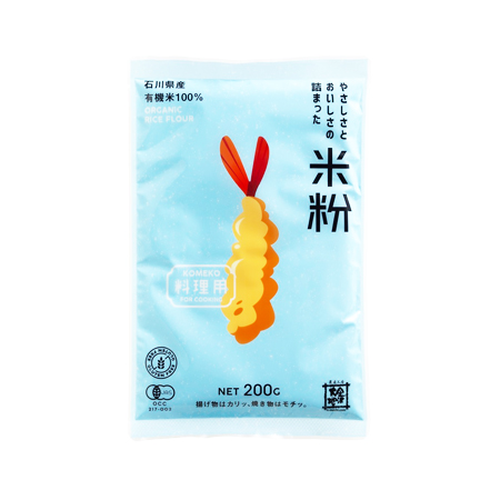 金沢大地 やさしさとおいしさの詰まった米粉（料理用）  200g