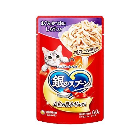 銀のスプーン パウチ まぐろ・かつおにしらす入り 60g