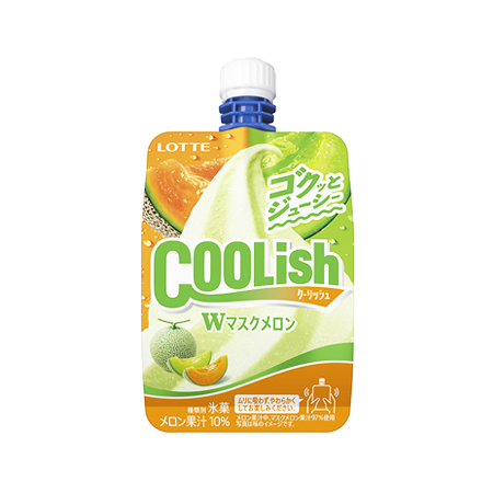 ロッテ クーリッシュ Wマスクメロン  140ml