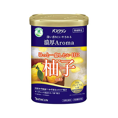 [お][K]【数量限定】バスクリン濃厚アロマ柚子 600g