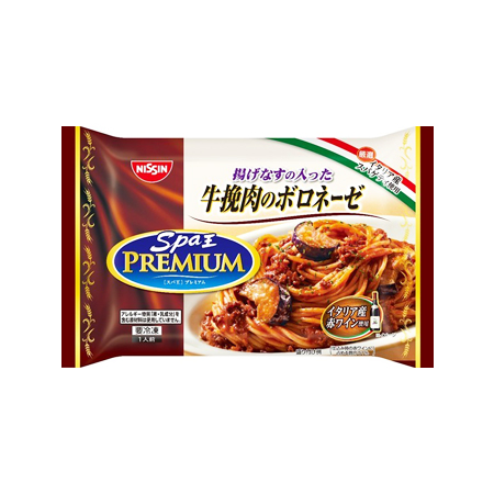 日清 スパ王プレミアム 牛挽肉のボロネーゼ  284g