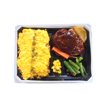 ハンバーグ＆オムライス　1パック