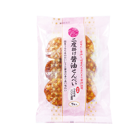 米菓工房和 二度掛け醤油せんべい 7枚入