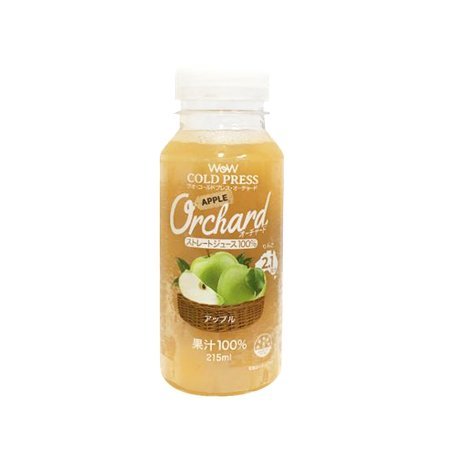 Wow-Food Wow Orchard コールドプレス ストレートアップル  215ml