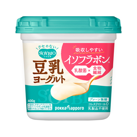 [B]ポッカサッポロ ソイビオ 豆乳ヨーグルト プレーン無糖   400g