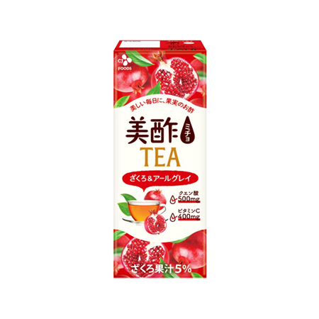CJフーズジャパン 美酢TEA ざくろ＆アールグレイ  200ml