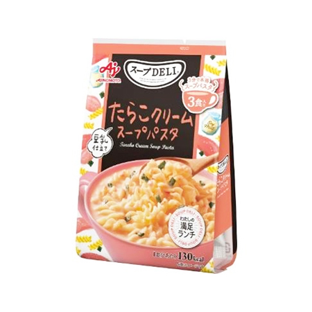 クノール スープDELI たらこクリームスープパスタ 豆乳仕立て  3食入