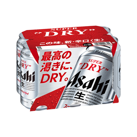 アサヒ スーパードライ  350ml 6缶