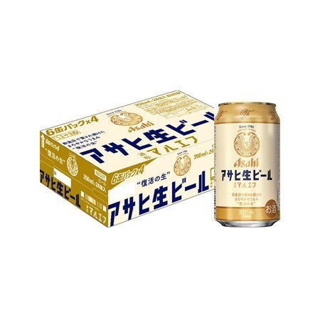 〈▲〉アサヒ 生ビール   350ml ケース