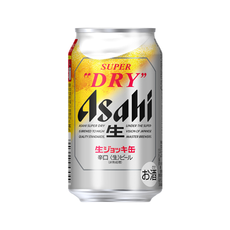 アサヒ スーパードライ 生ジョッキ缶  340ml