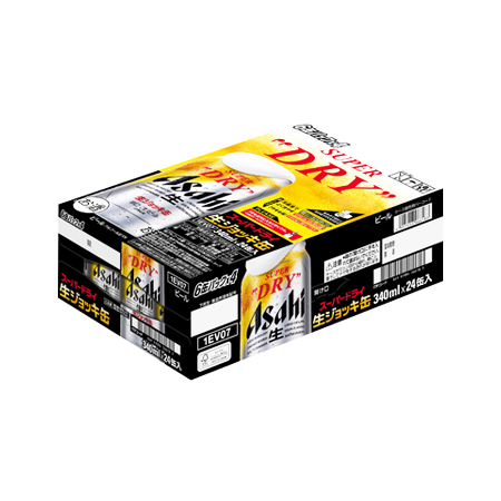 アサヒ スーパードライ 生ジョッキ缶  340ml ケース