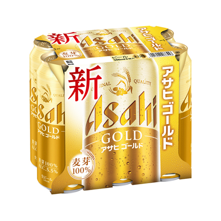 アサヒ ゴールド  500ml 6缶