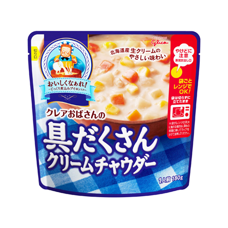 グリコ クレアおばさんの具だくさんクリームチャウダー  180g