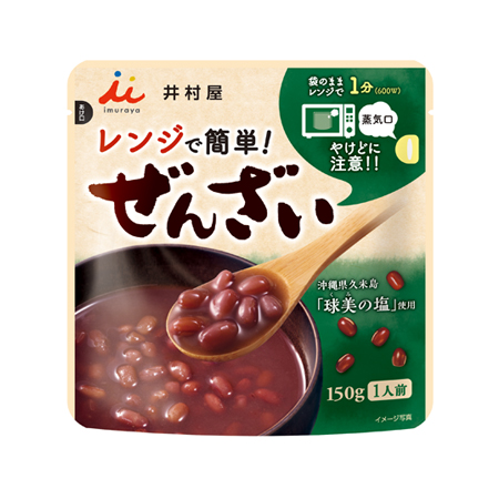 井村屋 レンジで簡単ぜんざい 150g