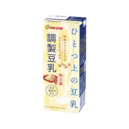 マルサンアイ ひとつ上の豆乳 調整豆乳和三盆仕立て   200ml