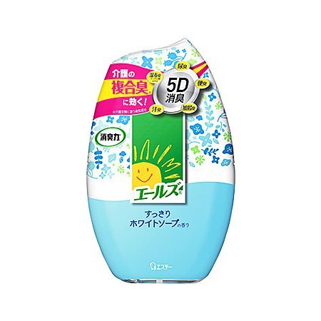 エールズ 介護家庭用 消臭力 すっきりホワイトソープ 400ml