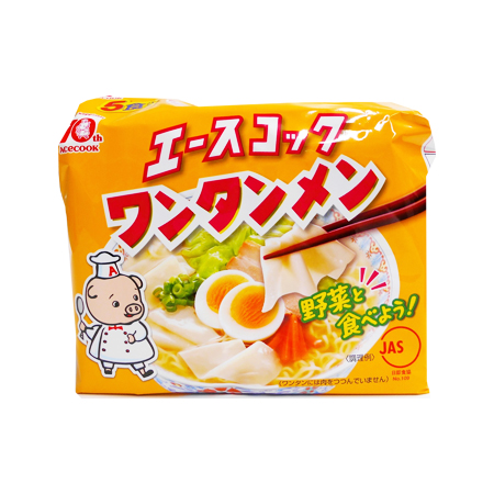 エースコック ワンタンメン  5食