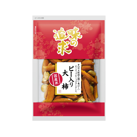 越後製菓 味の追求 ピー入り大柿  85g