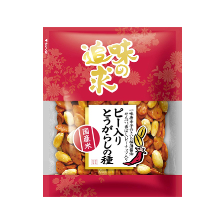 越後製菓 味の追求 ピー入りとうがらしの種  85g