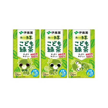 伊藤園 お～いお茶 こども緑茶  125ml×3