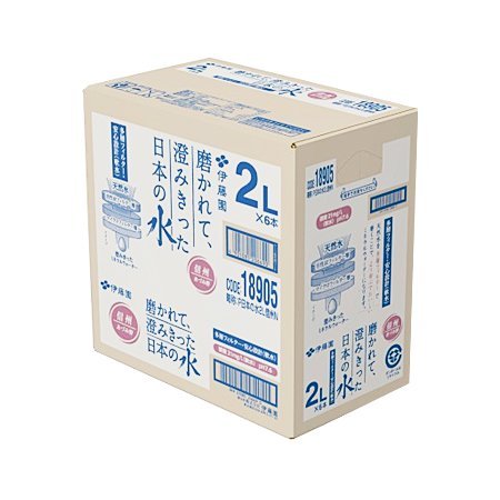 伊藤園 澄みきった日本の水 ケース(2L×6本)