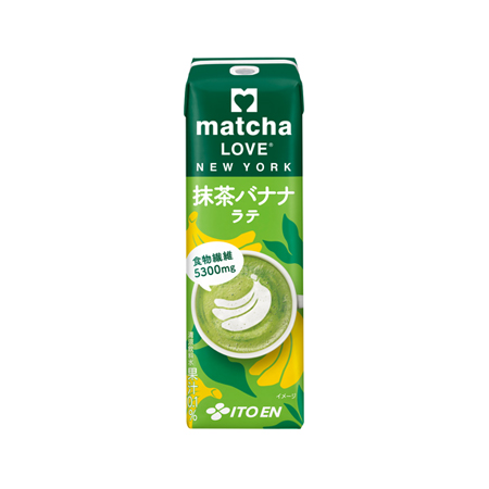 伊藤園 matchaLOVE NEWYORK 抹茶バナナラテ  240ml