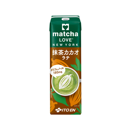 伊藤園 matchaLOVE NEWYORK 抹茶カカオラテ  240ml