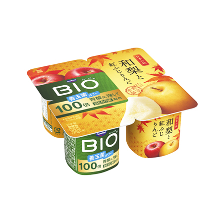 ダノンビオ 和梨と紅ふじりんご  75g×4