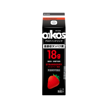 ダノン オイコスプロテインドリンク　ストロベリー風味  240ml