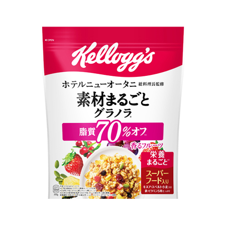 ケロッグ 素材まるごとグラノラ 脂質70％オフ 香るフルーツ  350g