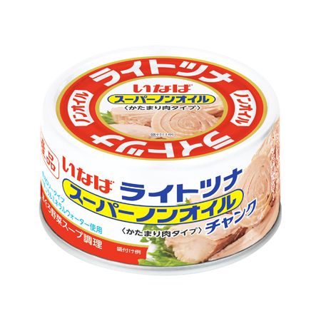 いなば 国産ライトツナスーパーノンオイルチャンク  165g