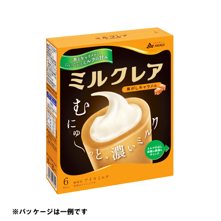 赤城乳業 ミルクレア 焦がしキャラメル   40ml×6