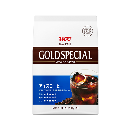 【粉】UCC ゴールドスペシャル アイスコーヒー  280g
