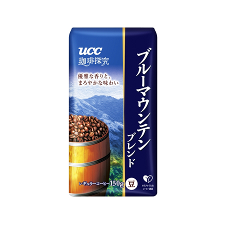 【豆】UCC 珈琲探究 炒り豆 ブルーマウンテンブレンド  150g