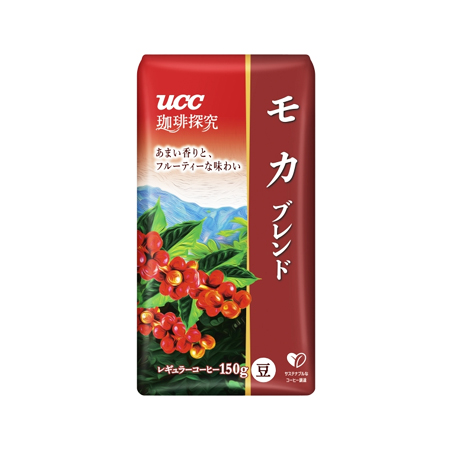 【豆】UCC 珈琲探究 炒り豆 モカブレンド  150g